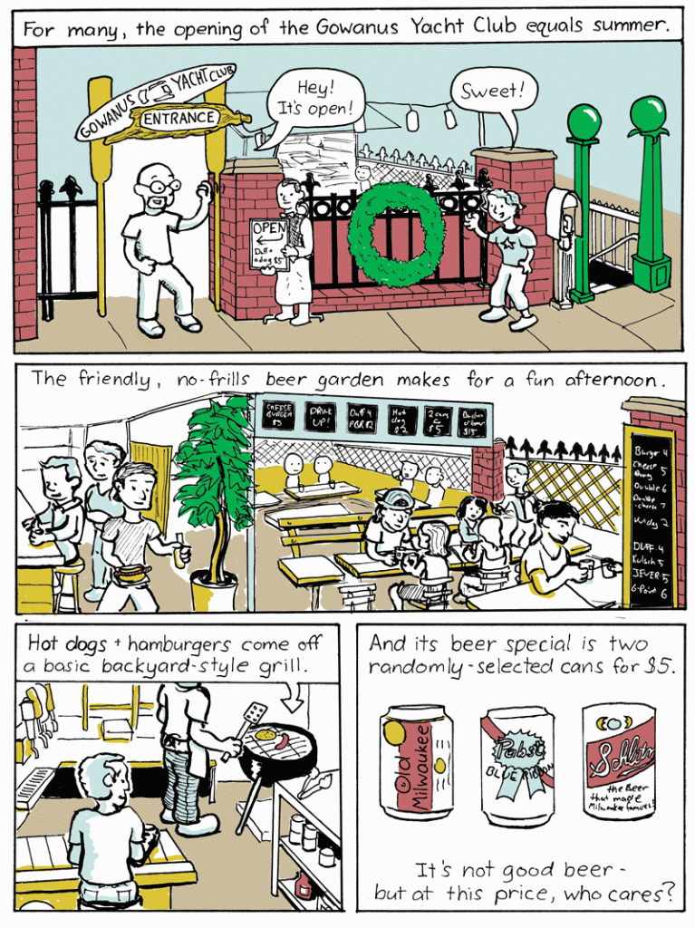 Gowanus Yacht Club Bar Scrawl